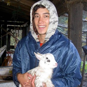 sam and goat kid